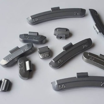 Zn clip on wheel weights